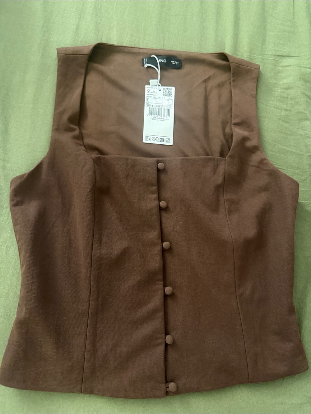Mango Square Neck Vest - Picture 7 of 8